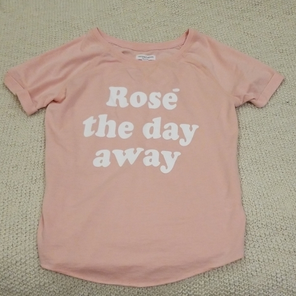 Graphic T Shirt "Rose the day away" Wine Theme Sunday Brunch - Picture 7 of 8